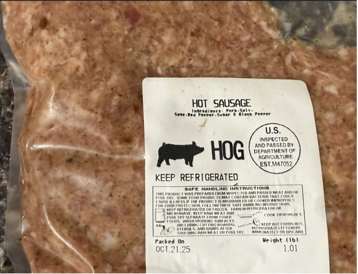 Hot Pork Sausage